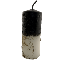 Santa Muerte Herbal Candle - Esoteric Candle 14x6cm - Against spells and curses