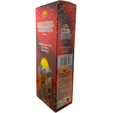 SAC Räucherstäbchen Erzengel Michael - Schachtel mit 6 sechseckigen Packungen à 20 Stäbchen, 120 Räucherstäbchen