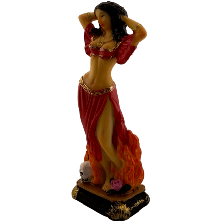 Pomba Gira Resinfigur 14cm.