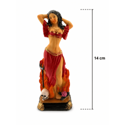 Pomba Gira Resinfigur 14cm.