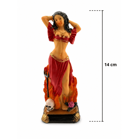 Pomba Gira Resinfigur 14cm.