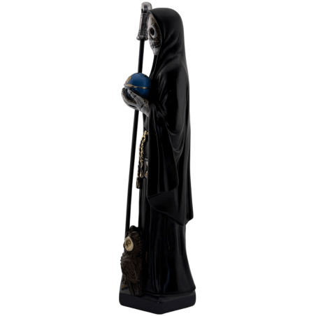 Figura Resina Santa Muerte 20cm Negra