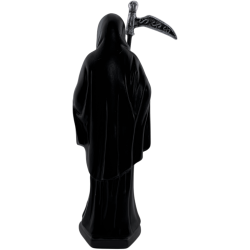 Resin Santa Muerte Figure 20cm Black
