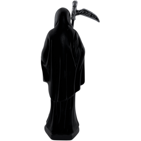 Resin Santa Muerte Figure 20cm Black