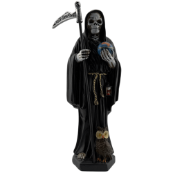 Figura Resina Santa Mort 20cm Negra