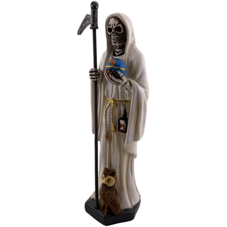 Figura Resina Santa Mort 20cm Blanca