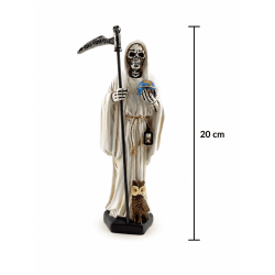 Figura Resina Santa Mort 20cm Blanca