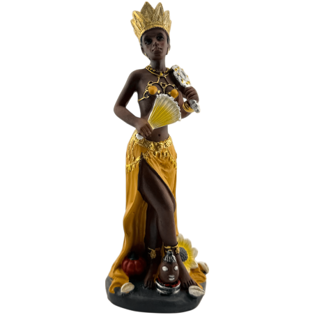 Oshun Resinfigur 15cm.