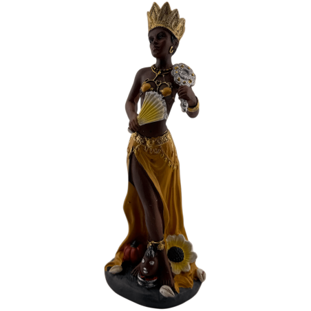 Figurină Oshun din rășină 15 cm.