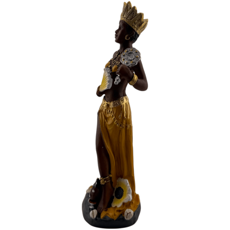 Figurină Oshun din rășină 15 cm.