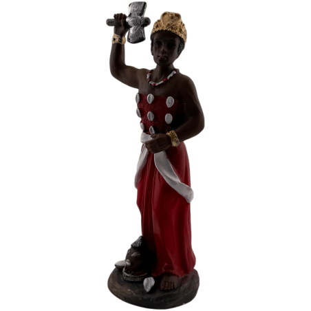 Statuetta di scimmia in resina, 15 cm.