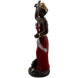 Figura de macaco em resina, 15 cm.