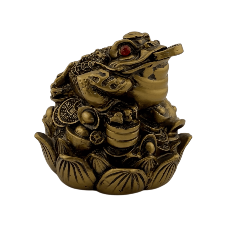 Kaeru Wealth Toad - Money, Prosperity and Protection - 6.5x6.5x7cm - Feng Shui