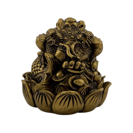 Kaeru Wealth Toad - Money, Prosperity and Protection - 6.5x6.5x7cm - Feng Shui