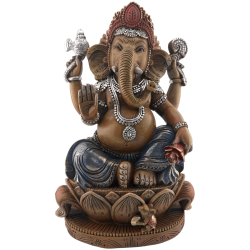 Ganesha Resinfigur 17x13x27cm