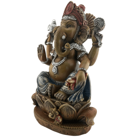 Ganesha Resin Figure 17x13x27cm