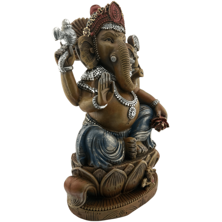 Figurină Ganesha din rășină 17x13x27cm