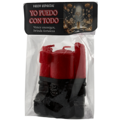 Special Esoteric Candle "I Can Do Anything" 14x6cm - Defeats enemies, provides strength...