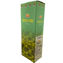 Kadzidełka SAC Green Apple - Opakowanie 6 sześciokątnych opakowań po 20 patyczków, 120 kadzidełek