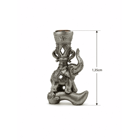 حامل شموع على شكل فيل 0.55x0.75x1.35 سم