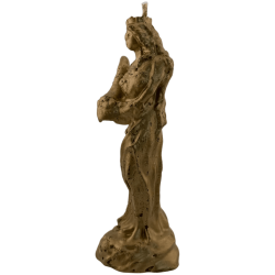黄金の幸運の女神キャンドル - 16×5.3cm。