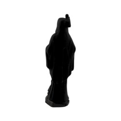 Black Santa Muerte Resin Figure 5cm in tin