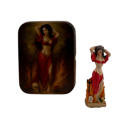 Pomba Gira Harzfigur 5 cm in Dose