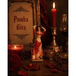 Pomba Gira Harzfigur 5 cm in Dose