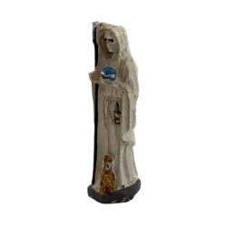 Figura Resina Santa Mort Blanca 5cm de llauna