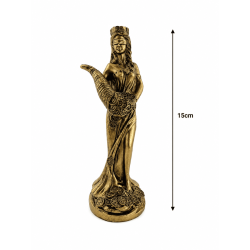 Resin figure Goddess of Fortune 15cm round base