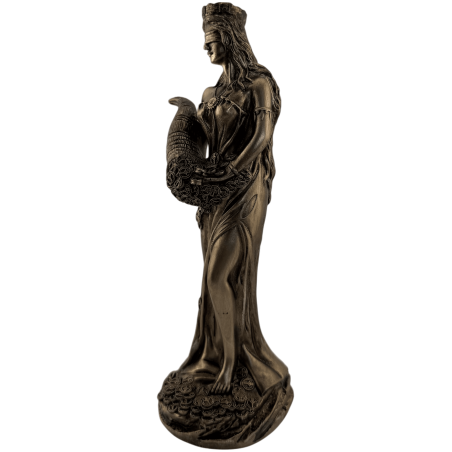 Resin figure Goddess of Fortune 20cm round base
