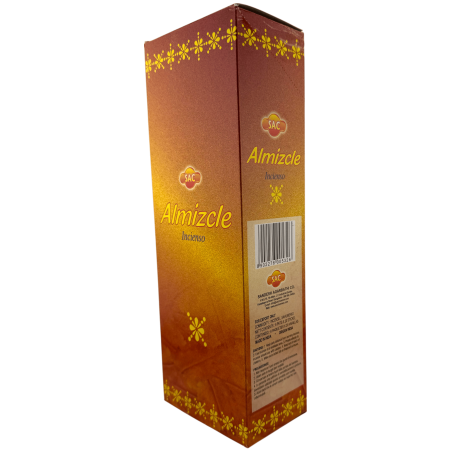 Incienso SAC Almizcle - Caja de 6 paquetes hexagonales de 20 barritas 120 barritas de incienso