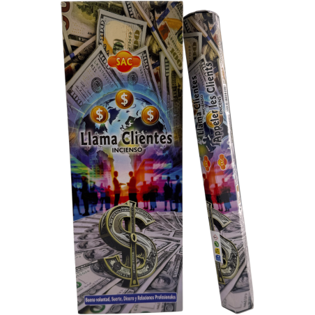 SAC Incense تنادي العملاء - علبة تحتوي على 6 عبوات سداسية الشكل، كل عبوة تحتوي على 20 عود بخور، أي ما مجموعه 120 عود بخور