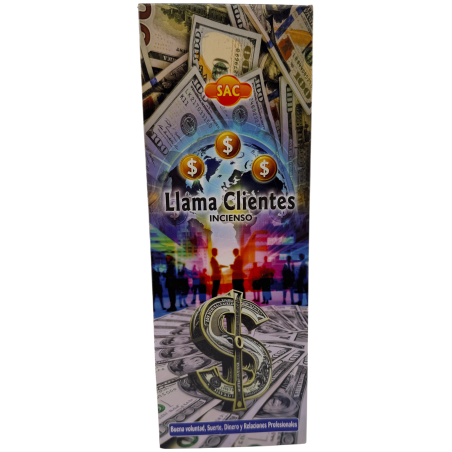 SAC Incense Calls Customers - Schachtel mit 6 sechseckigen Packungen à 20 Stäbchen, 120 Räucherstäbchen
