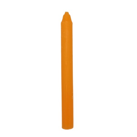 Conjunto de 10 velas naranjas - Buena energía - Velas mágicas hechizadas - 7