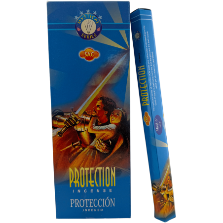 Encens SAC Protecció - Caixa de 6 paquets hexagonals de 20 barretes 120 barretes d'encens
