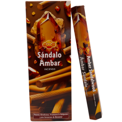 SAC Sandelholz-Amber-Räucherstäbchen –...