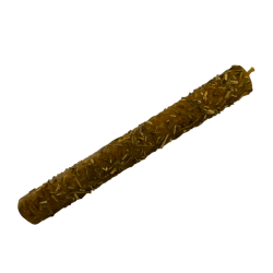 ルー入りハニーキャンドル - 100%本物の蜜蝋 - 保護、呪い解除、浄化