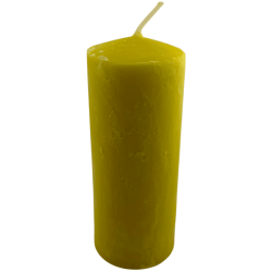 Herbal Sulfur Candle - Esoteric Candle 14x6cm - Cleanses negative thoughts and emotions