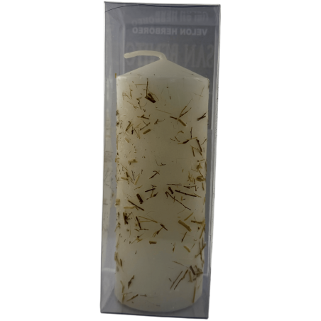 Saint Benedict Herbal Candle - Esoteric Candle 14x6cm - Protection against curses