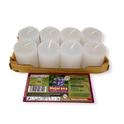 Pacote com 8 velas esotéricas de manjerona, 3,8...