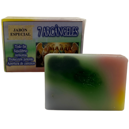 Savon ésotérique 7 Archanges 120 g - Pour tous les usages&nbsp;: équilibre, harmonie, protection, ouverture des voies…