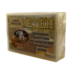Jabón Esotérico Miel y Leche 120gr. - Endulzamiento, Purificación, Abre caminos, limpieza....