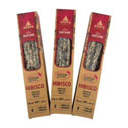 3-pack ekologisk hibiskusrökelse AROMA Nature -...