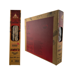 AROMA Nature Organic Amber Incense Box - 12...