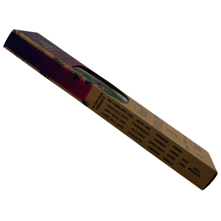AROMA Nature Organic Violet Incense - 8 sticks, 1 hour duration