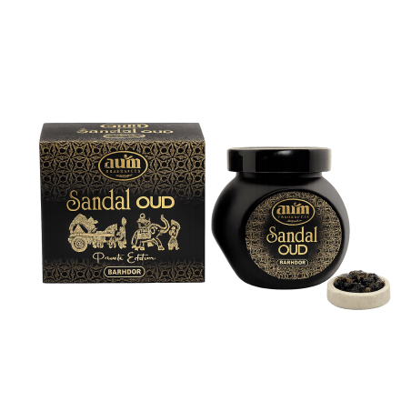 Encens arabe Bakhoor, bois de santal, oud, AUM Fragrances, édition privée - 40 g