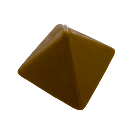 Bougie Pyramide au Miel 10x10x7 - Bougie Ésotérique