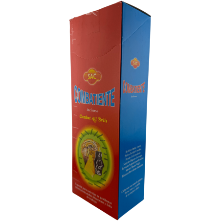 Encens SAC Combatent - Caixa de 6 paquets hexagonals de 20 barretes 120 barretes d'encens