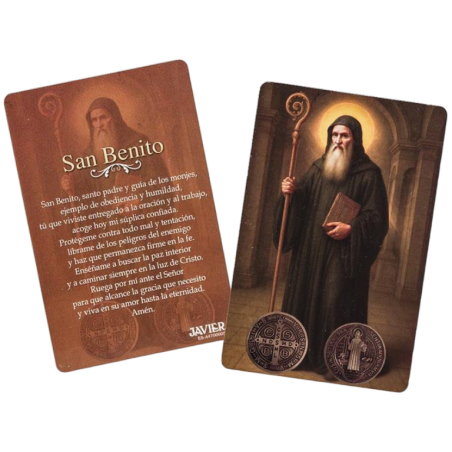Sankt Benedictus-tryck 6x9cm
